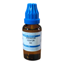 Bottle of Arsenicum Iodatum 30C with a blue cap on a white background