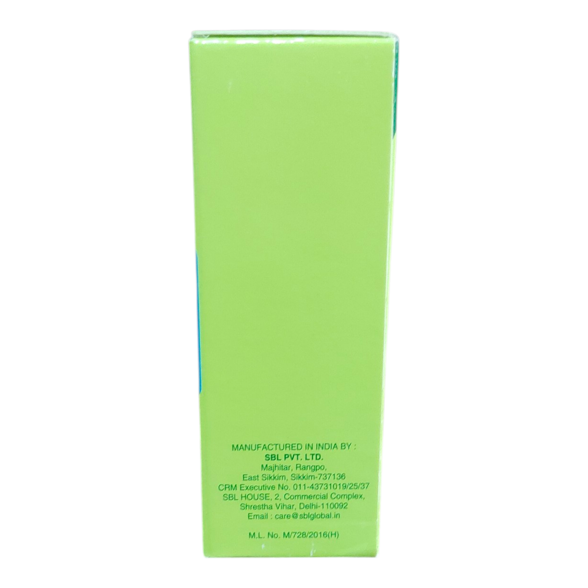 Green box with text on a white background