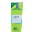 SBL Agaricus Muscarius 30C homeopathic medicine bottle on a white background