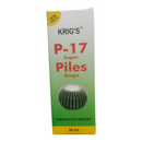 Krig's P-17 Super Piles Drops packaging on a white background