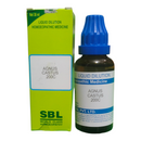 SBL Agnus Castus 200C homeopathic medicine bottle and packaging on a white background