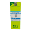 SBL homeopathic medicine packaging with green and white design