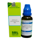 SBL homeopathic medicine bottle and packaging on a white background
