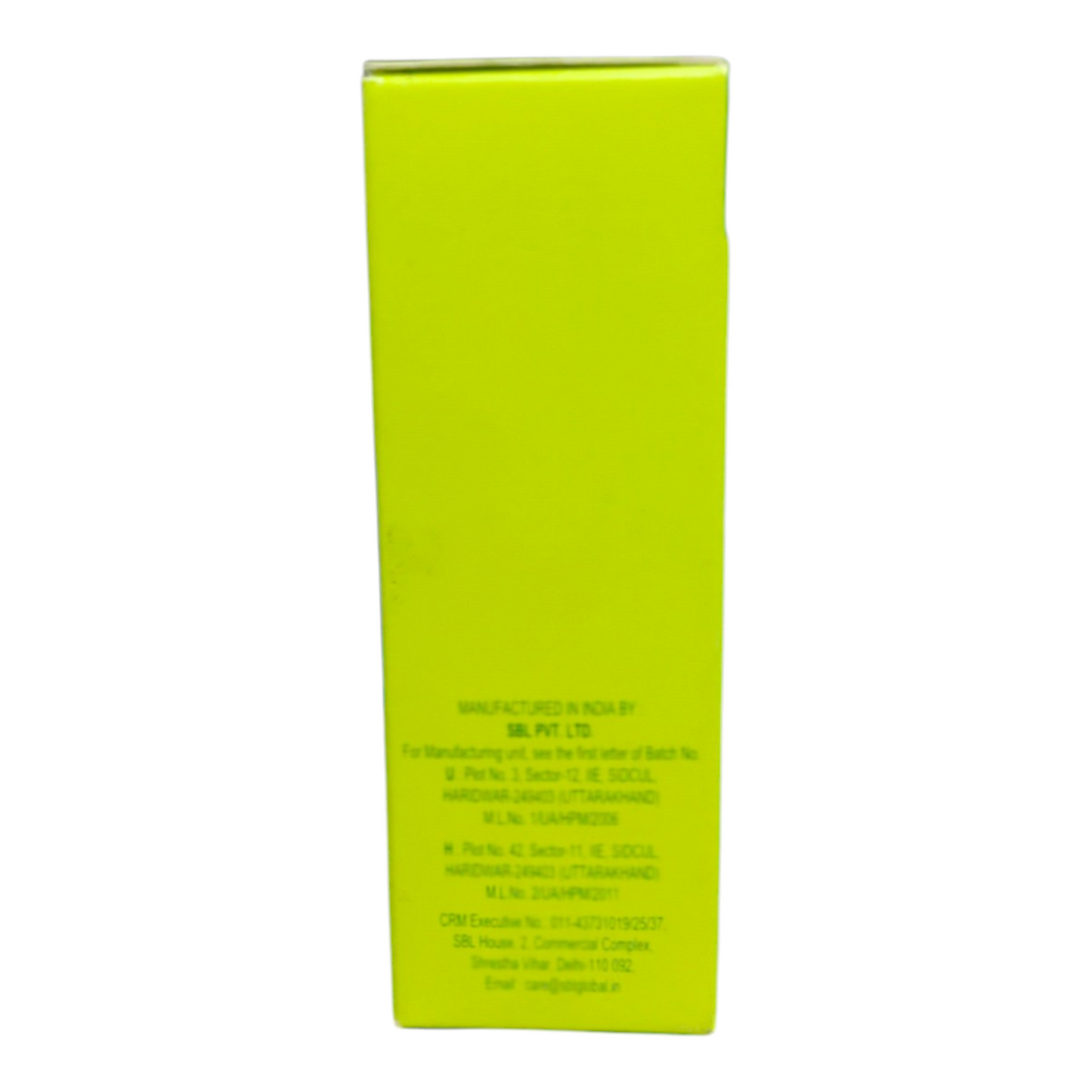Green box with text on a white background