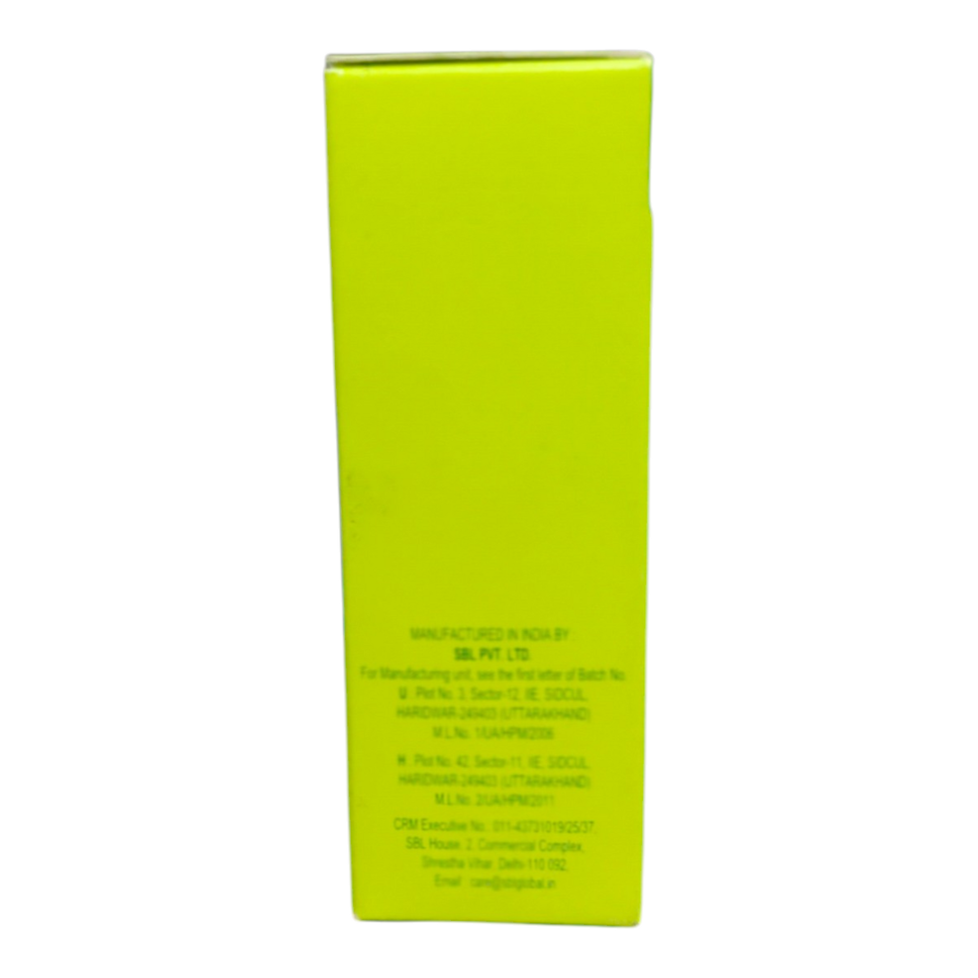 Green box with text on a white background