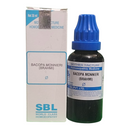 Bacopa Monnieri (Brahmi) homeopathic medicine bottle and packaging on a white background
