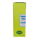 Green cylindrical container with SBL label on a white background