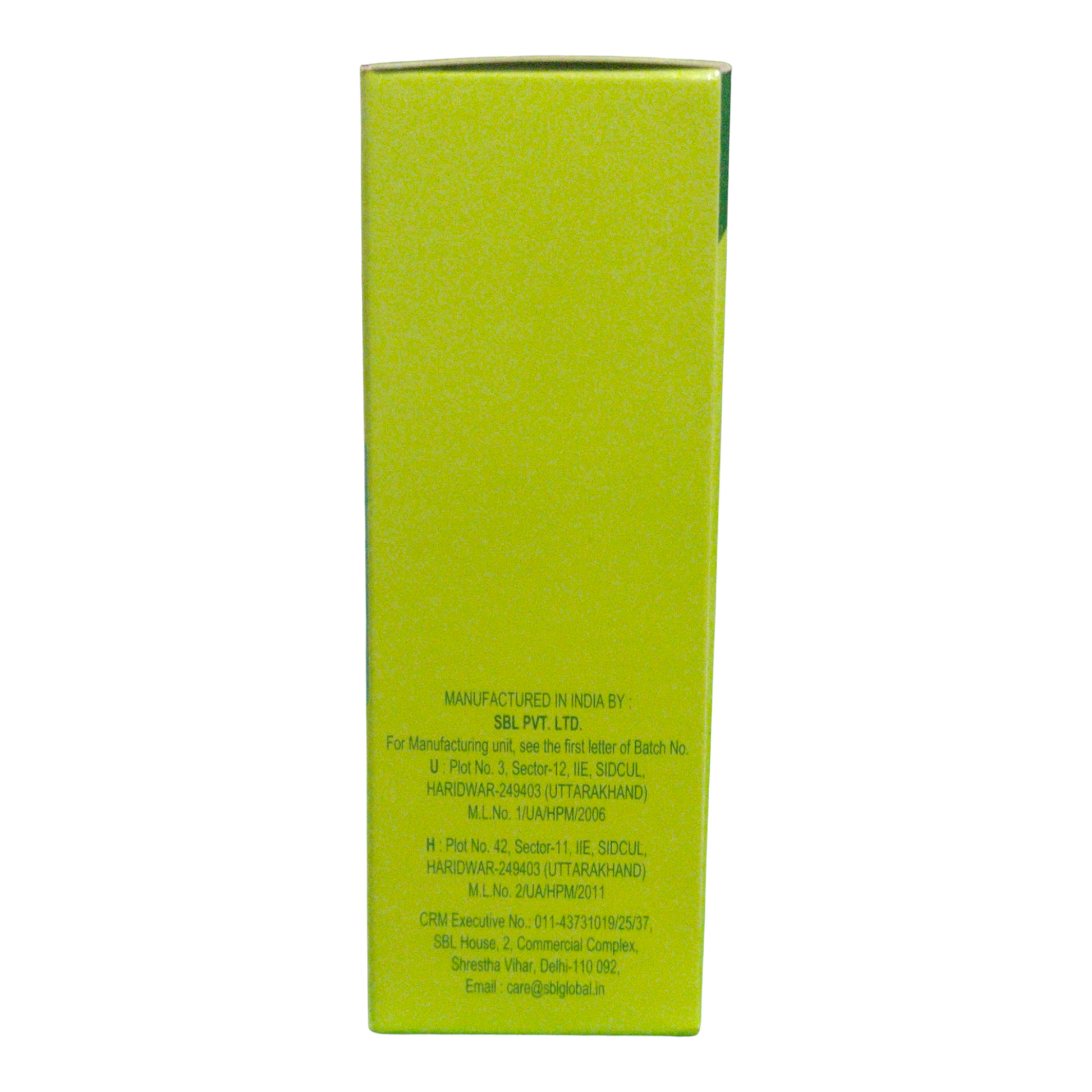 Green box with text on a white background