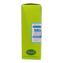 Green box with SBL label on a white background
