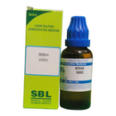 SBL Borax 1000C homeopathic medicine bottle and packaging on a white background