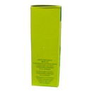 Green cylindrical container with text on a white background