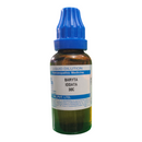 Bottle of Baryta Iodata 3C homeopathic medicine with a blue cap on a white background