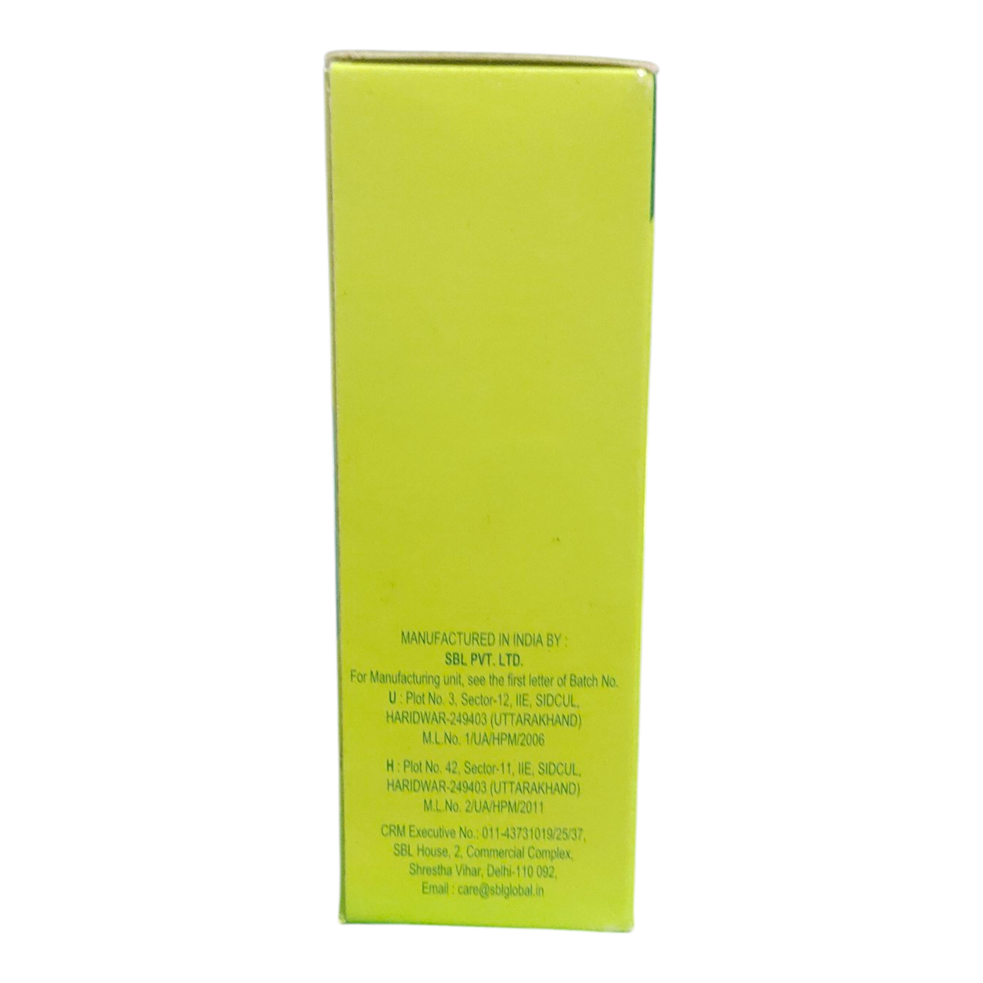 Green box with text on a white background