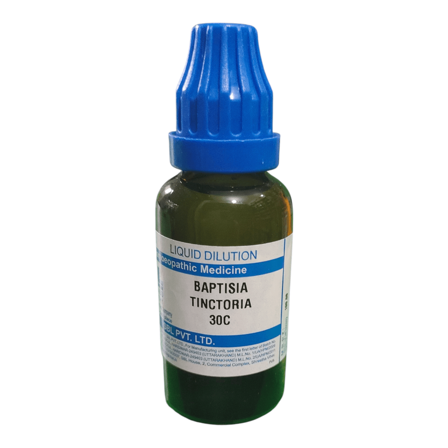 SBL BAPTISIA TINCTORIA 30C HOMEOPATHIC MEDICINE 30ML - Liquid - Bhanu Pratap
