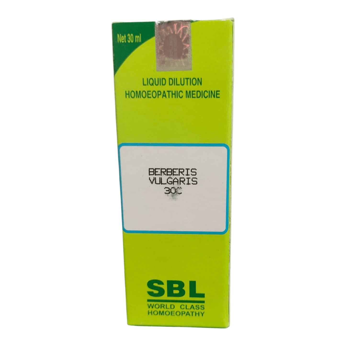 SBL BERBERIS VULGARIS 30C HOMEOPATHIC MEDICINE 30ML - Liquid - Bhanu Pratap