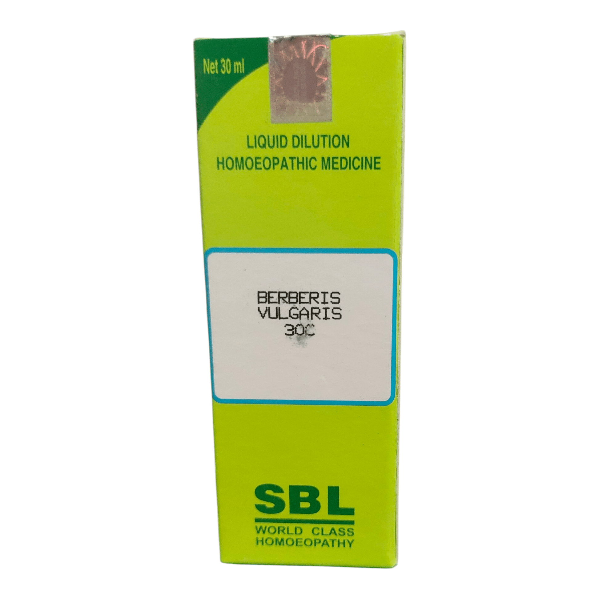 SBL BERBERIS VULGARIS 30C HOMEOPATHIC MEDICINE 30ML - Liquid - Bhanu Pratap