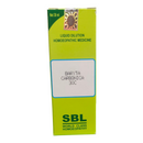 SBL Baryta Carbonica 30C homeopathic medicine bottle on a white background