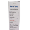 Box of Krig's Nerve Tonic Drops with ingredient list and usage instructions on a white background