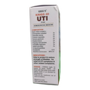 Krig's 40 UTI drops packaging with text on a white background