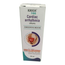 Box of Krigs 166 Cardiac Arrhythmia Drops on a white background
