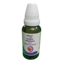 Bottle of Krigs 166 Cardiac Arrhythmia Drops on a white background