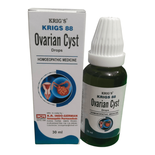 KRIG'S 88 OVARIAN CYST DROPS HOMEPATHIC MEDICINE 30ML - Liquid type - Bhanu Pratap