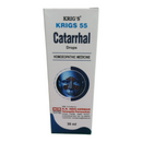 Krig's Krigs 55 Catarhral Drops packaging on a white background