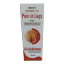 Krig's 75 Pain in Legs Drops packaging on a white background