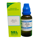 SBL Bellis Perennis 200C homeopathic medicine bottle and packaging on a white background