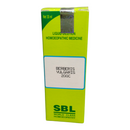 SBL Berberis Vulgaris 200C homeopathic medicine box on a white background