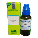 Bacillinum 200C homeopathic medicine bottle and packaging on a white background