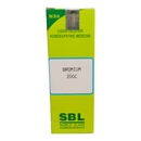 SBL Bromium 200C homeopathic medicine box on a white background