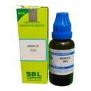 SBL Bromium 200C homeopathic medicine bottle and packaging on a white background