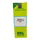 SBL Berberis Aquifolium 200C homeopathic medicine box on a white background