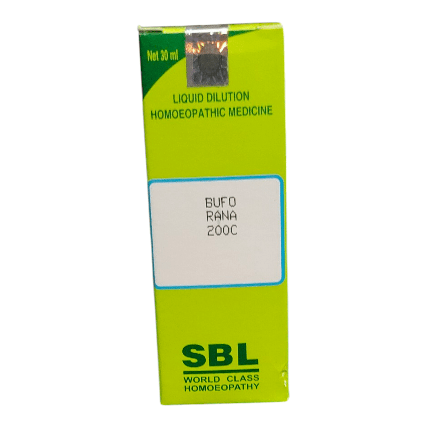 SBL BUFO RANA 200C HOMEOPATHIC MEDICINE 30ML - Liquid - Bhanu Pratap