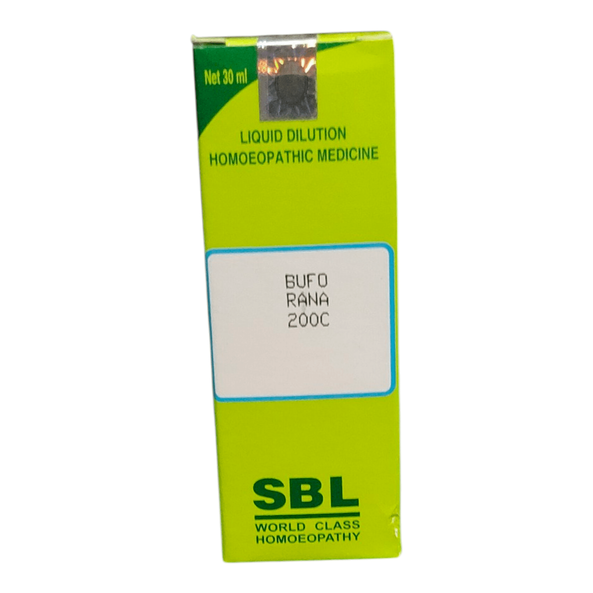 SBL BUFO RANA 200C HOMEOPATHIC MEDICINE 30ML - Liquid - Bhanu Pratap