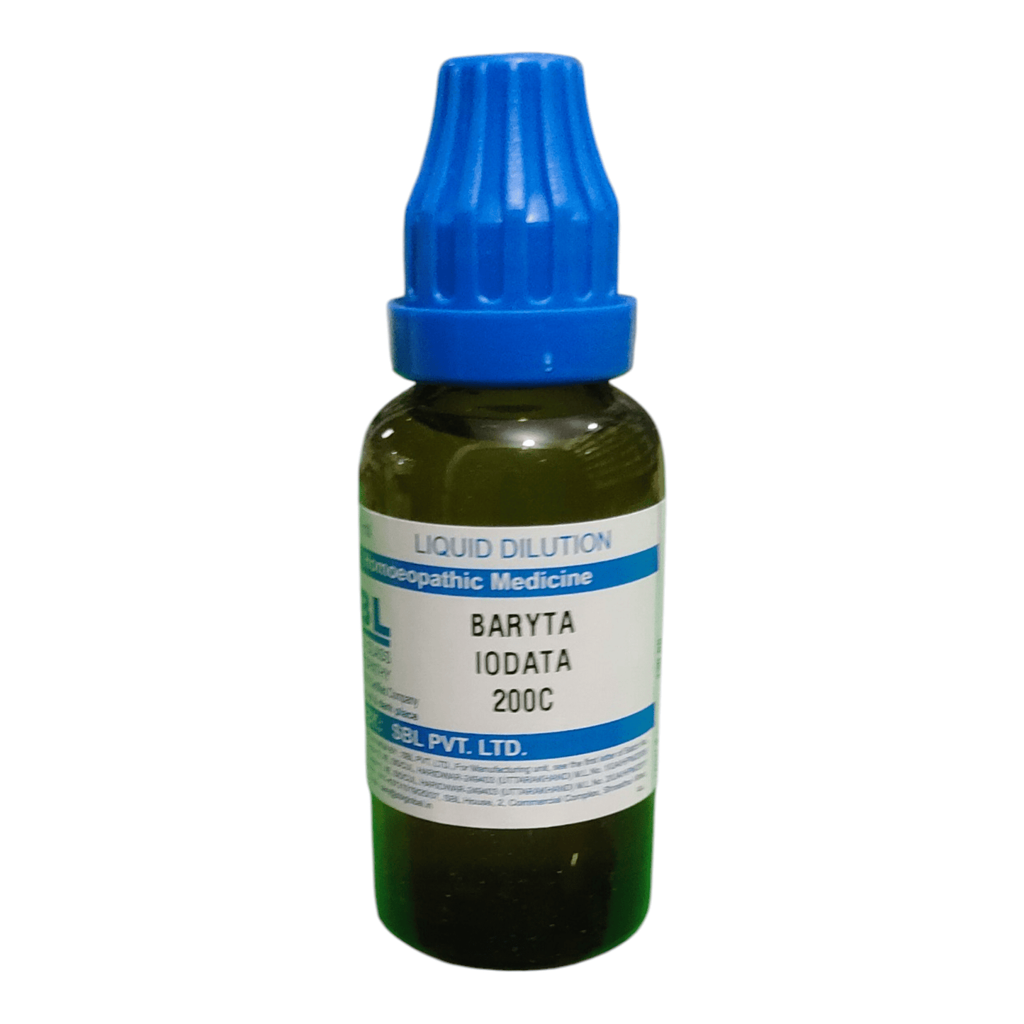 SBL BARYTA IODATA 200C HOMEOPATHIC MEDICINE 30ML - Liquid - Bhanu Pratap