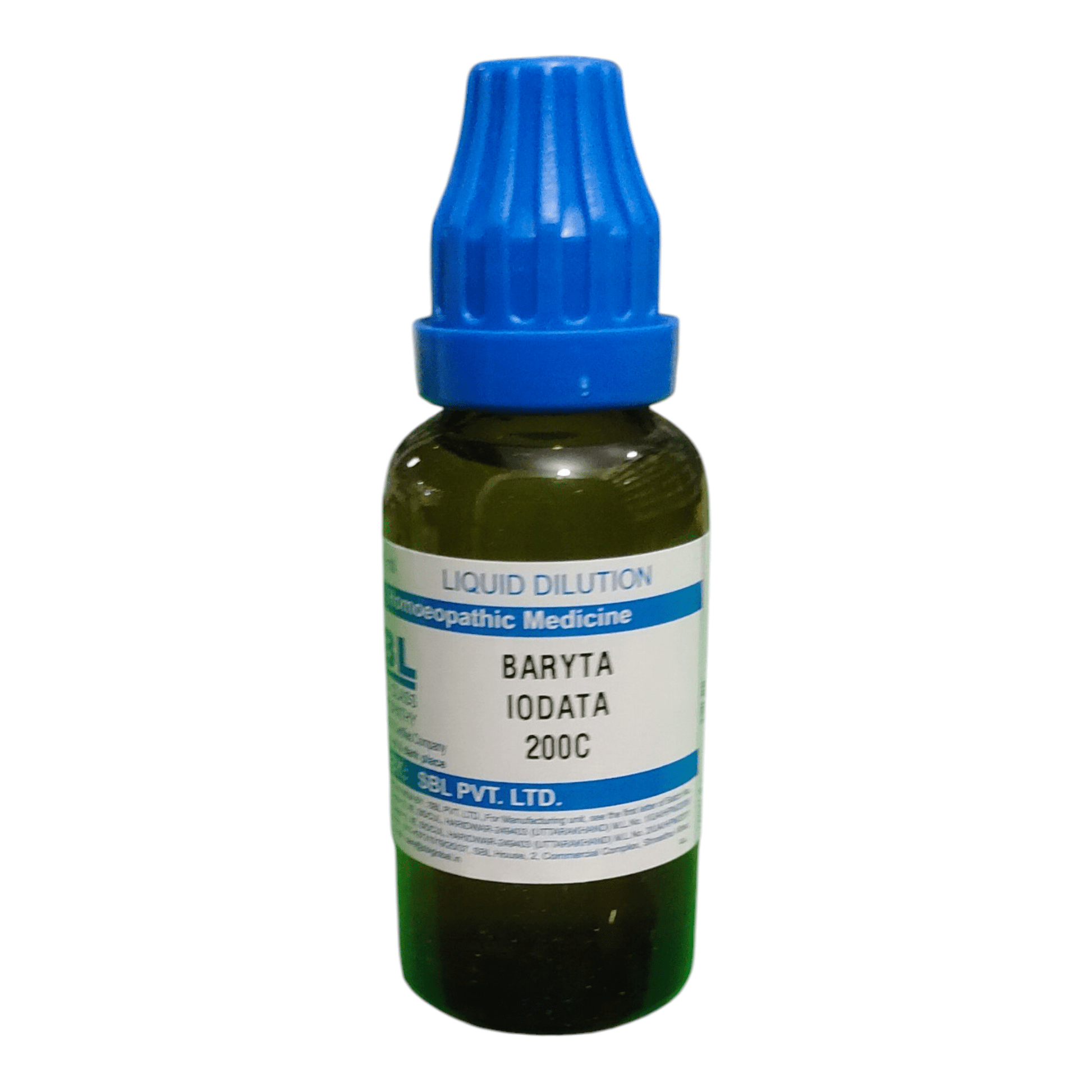 SBL BARYTA IODATA 200C HOMEOPATHIC MEDICINE 30ML - Liquid - Bhanu Pratap
