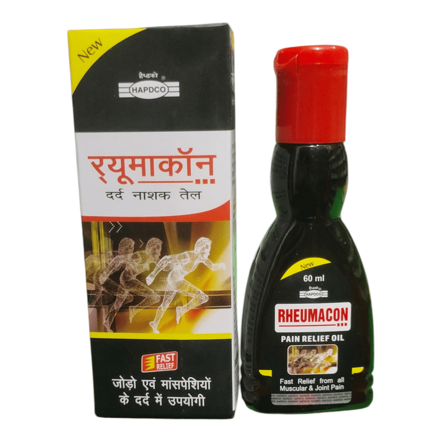 HAPDCO RHEUMACON PAIN RELIEF OIL 60ML - OIL - Bhanu Pratap