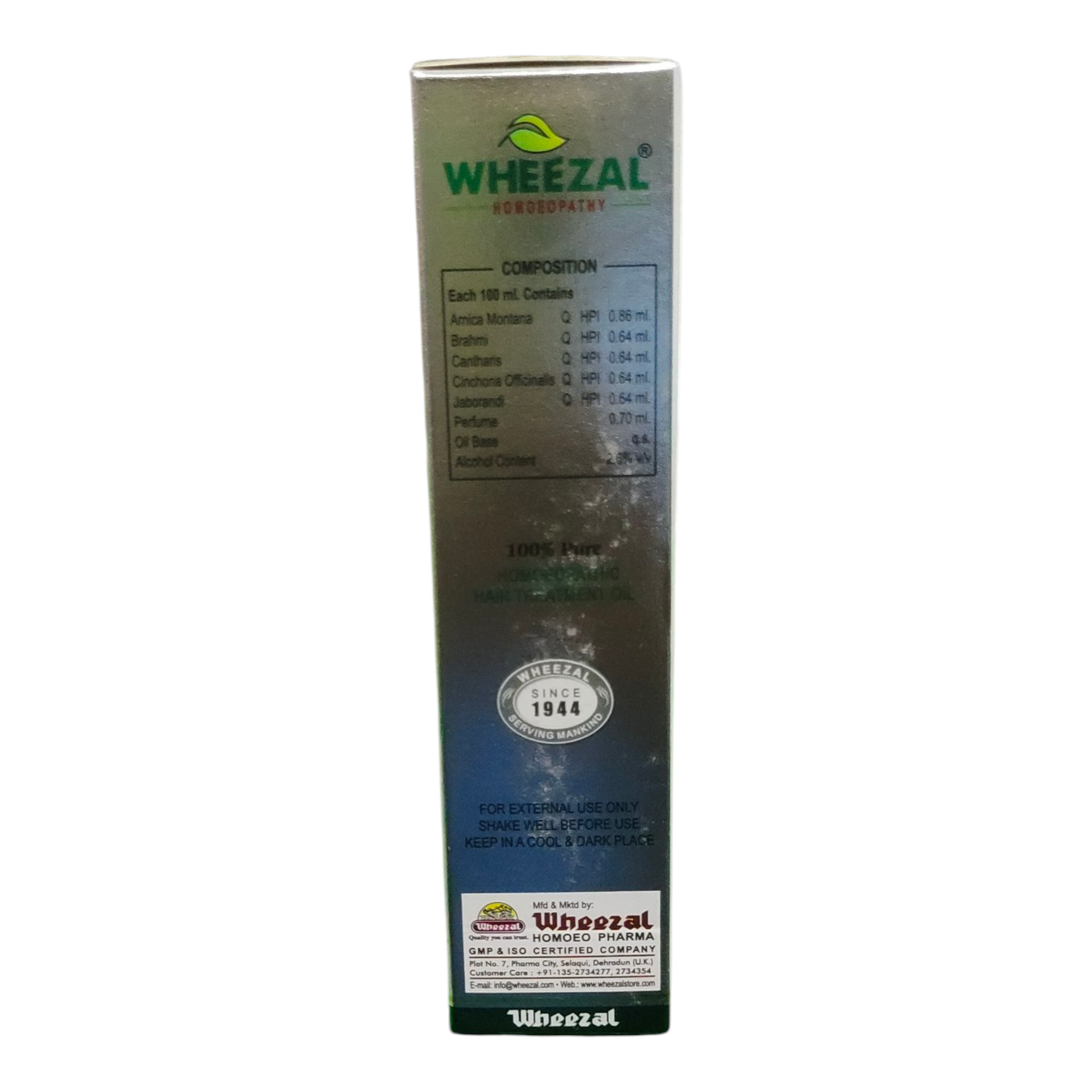 Wheezal product packaging on a white background