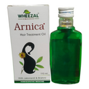 Wheezal Arnica Hair Treatment Oil bottle and packaging on a white background
