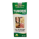 Box of Tumorin Drops with images of tumors on a white background