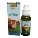 Bottle and box of Boericke's Heat Drops homoeopathic medicine for animals on a white background