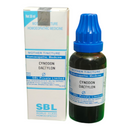SBL Cynodon Dactylon homeopathic medicine bottle and box on a white background