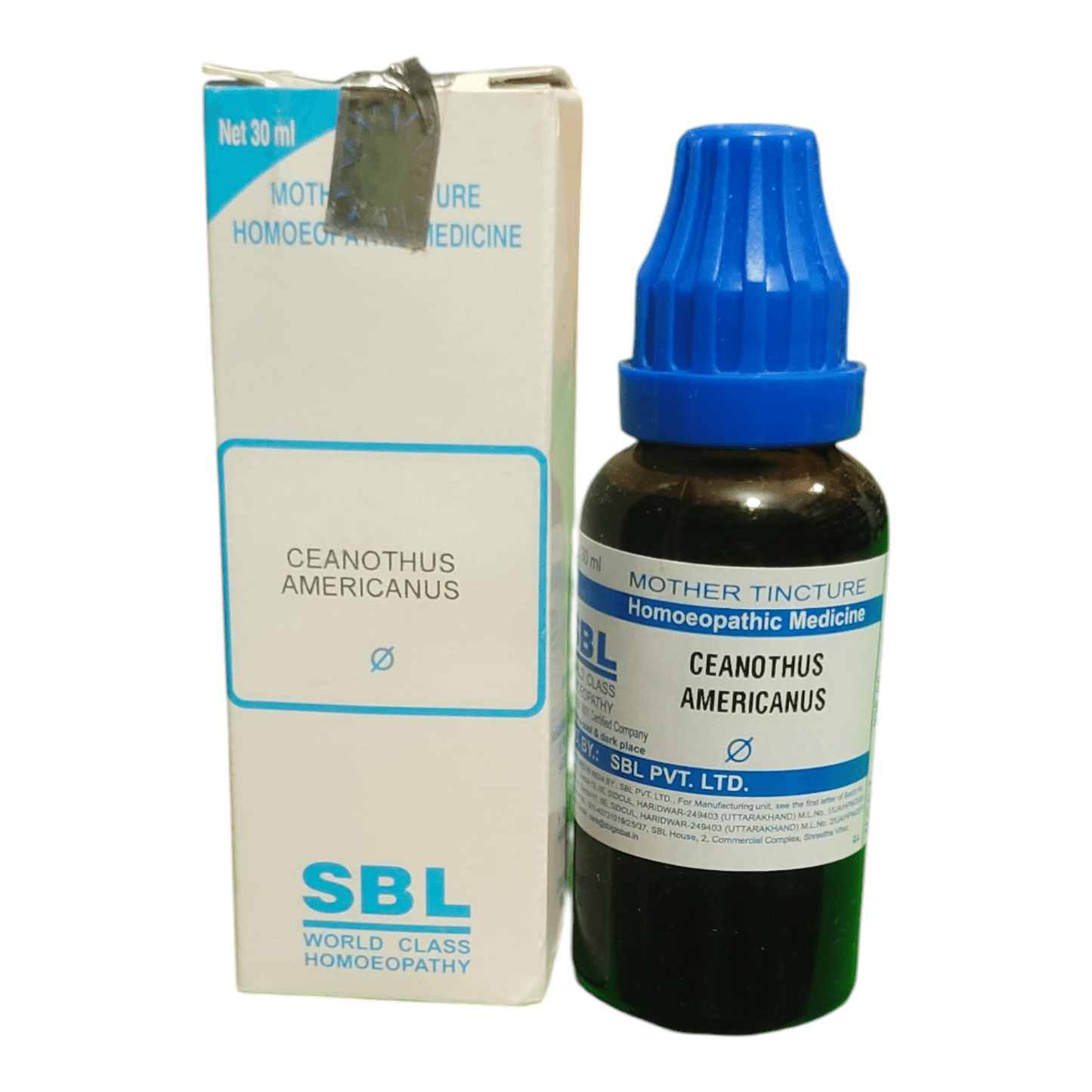 SBL CEANOTHUS AMERICANUS Q MOTHER TINCTURE 30ML - Liquid - Bhanu Pratap