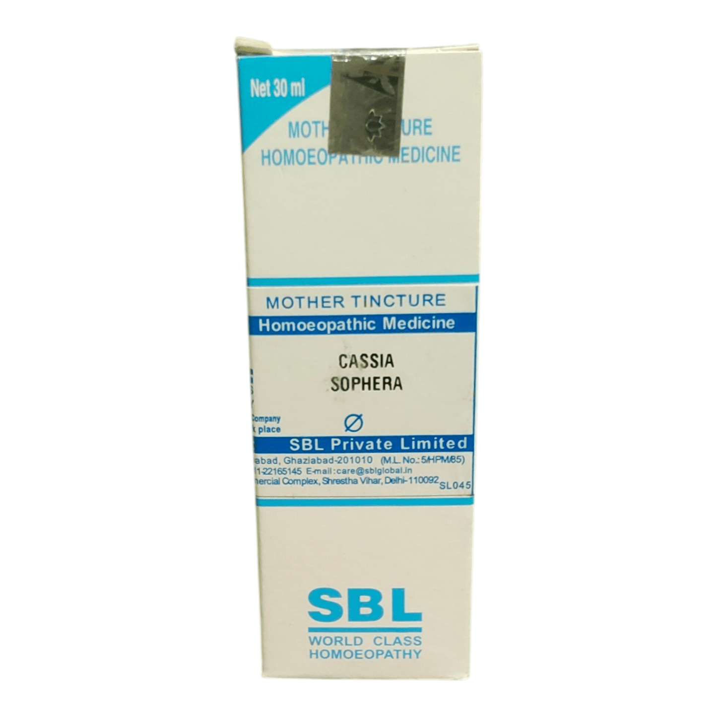 SBL CASSIA SOPHERA Q MOTHER TINCTURE 30ML - Liquid - Bhanu Pratap