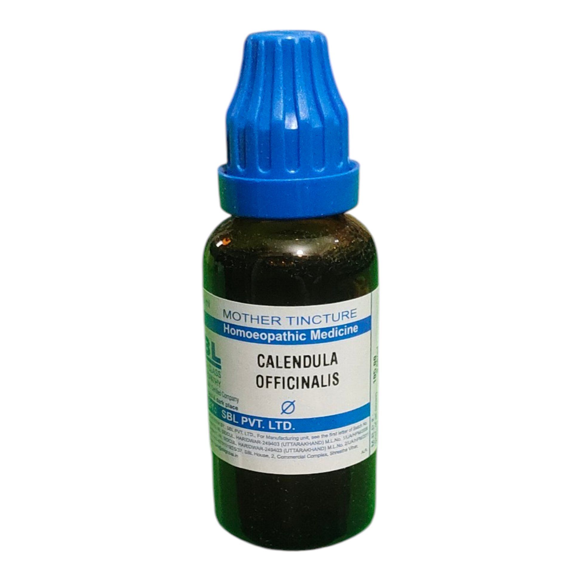 "SBL Calendula Officinalis Q Mother Tincture 30ml – Homeopathic medicine for wound healing, cuts, burns, and skin care support"