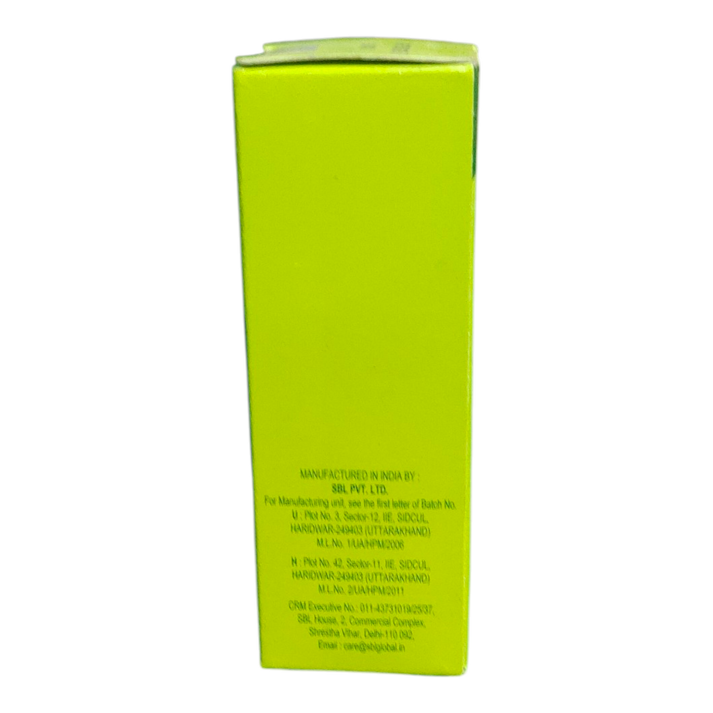 Green box with text on a white background