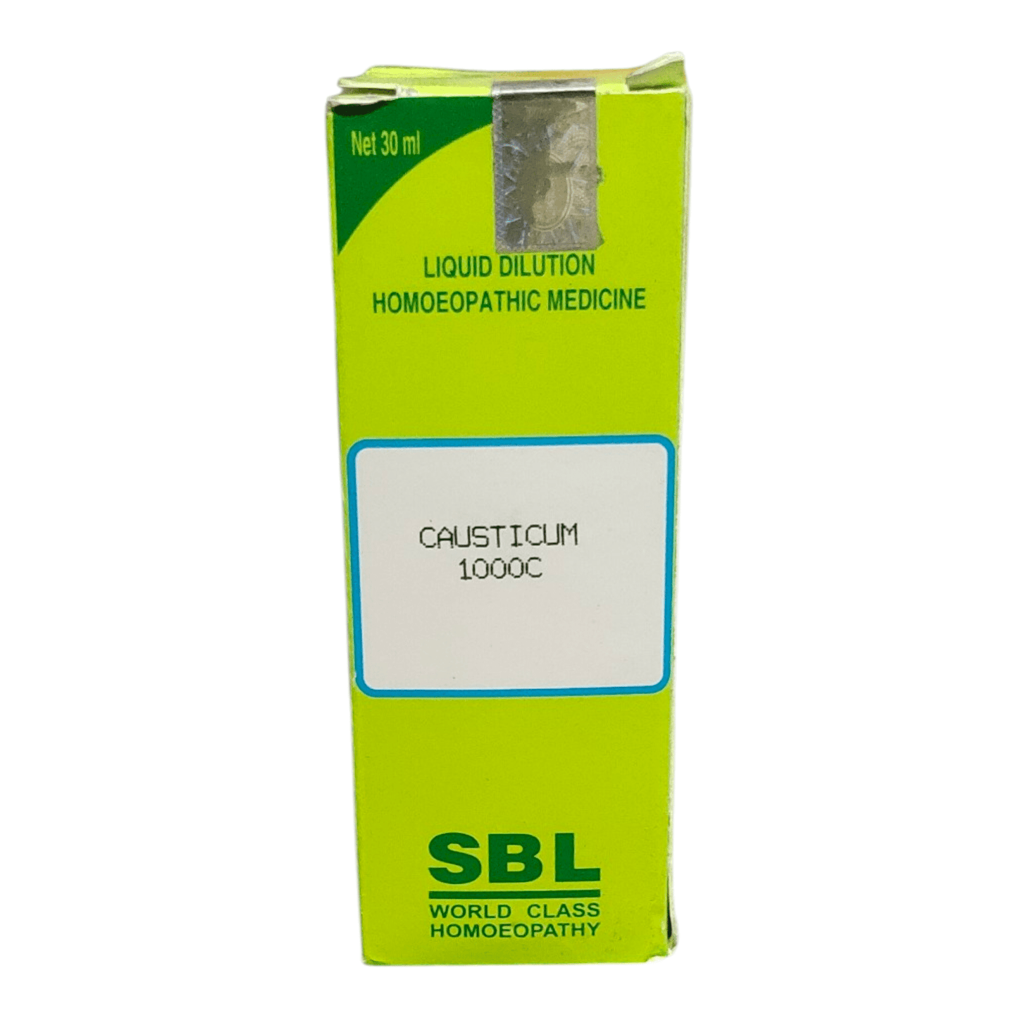 SBL CAUSTICUM 1000C HOMEOPATHIC MEDICINE 30ML - Liquid - Bhanu Pratap