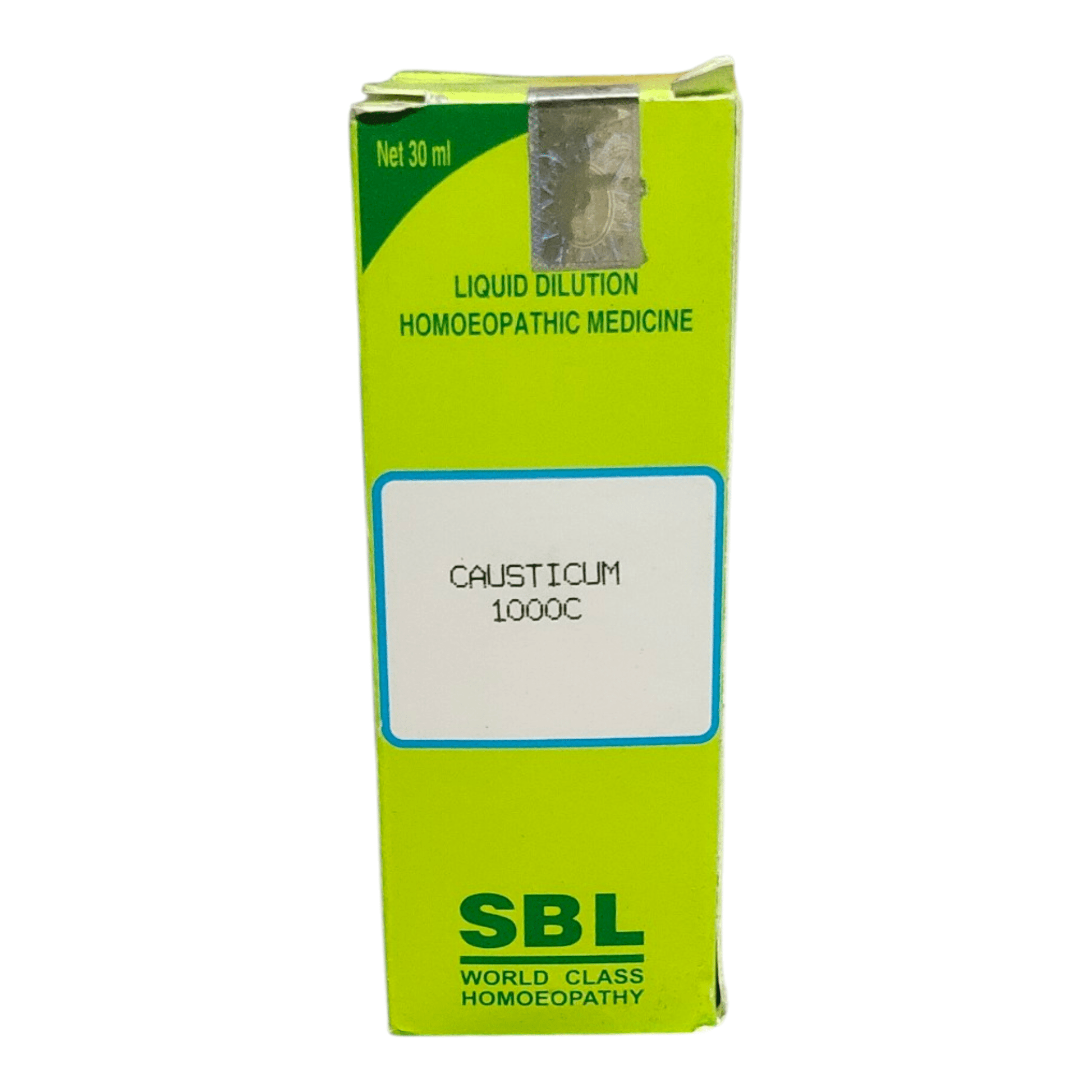 SBL CAUSTICUM 1000C HOMEOPATHIC MEDICINE 30ML - Liquid - Bhanu Pratap